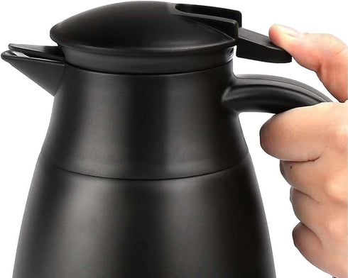 68oz Coffee Carafe Airpot, Insulated Stainless Steel Vacuum Thermal Pot for Coffee, Hot Water, and Tea