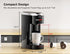6-14oz 3 6.6" Bonsenkitchen Single Serve Coffee Maker K Cup Pod with Brew Size- Min Fast Brewing Machine with Strength
