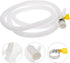 Housoutil Flex Hose Universal Air Conditioner Drain Hose, Water Drain Hose for Heat Pump Systems, Portable Washing