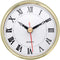ShoppeWatch Clock Insert, 80mm (3 1/8 inch) Roman Numerals Quartz Movement, Gold Rim CK089GD
