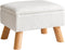 YMYNY Storage Ottoman, Small Foot Stool Ottoman with Storage, Foot Rest with