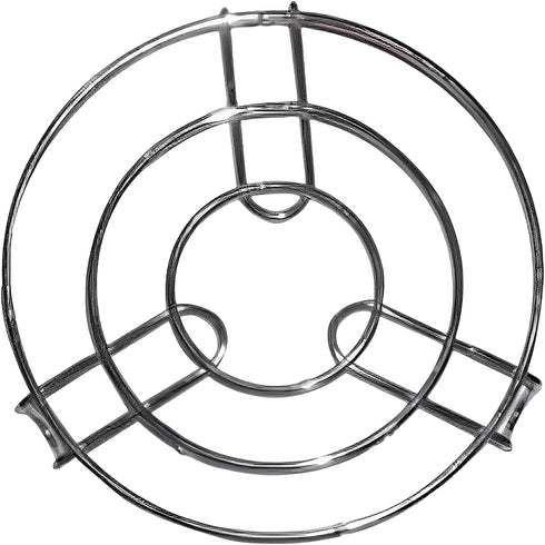 Iron Stand | Stainless Steel Trivet | Round Steamer Rack for Kitchen | Heat Resistant Hot Plate Holder | Pack of 2