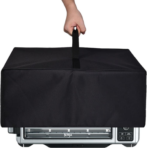 Heavy Duty Waterproof Air Fry Countertop Oven Dust Cover, Compatible with Ninja SP101/SP351/SP201 (Black)