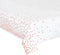 4 Pack Plastic Tablecloths for Rectangle Tables - Waterproof Disposable Party Table Covers with Rose Gold Dot