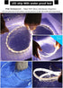 Outdoor Waterproof LED Strip Lights, IP68 12v Boat Underwater Lights, 16.4ft 5050 White Rope Light