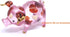 Handmade Mini 2" Blown Glass Pig Figurine, Pink with 22K Gold Accents, Unique Gift Ideas and Decor No.2