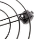 10.6 Pack 4, 360-Degree Bright Creations Plant Stand with Wheels - in Diameter, Black, of Modern - Metal Rolling Plant