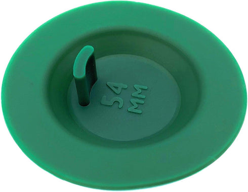 Backflush Disc for Espresso Machine - Food-Grade Silicone Blind Insert, Compatible with Cleaning Tablets (1, Green)