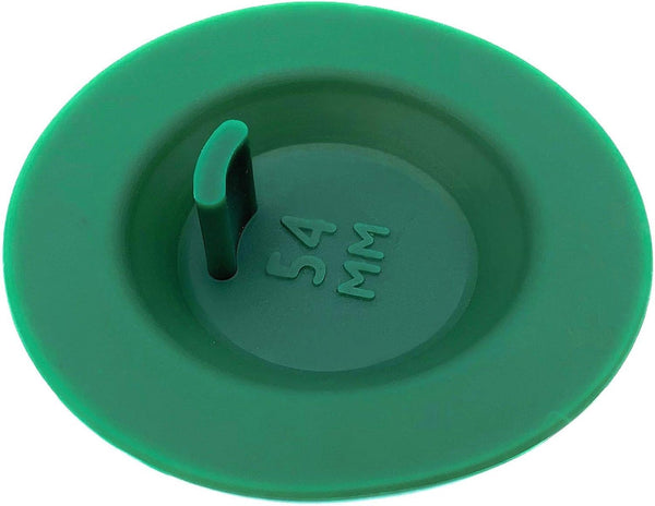 Backflush Disc for Espresso Machine - Food-Grade Silicone Blind Insert, Compatible with Cleaning Tablets (1, Green)