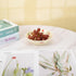 Koythin Salad Bowls, Cute Cherry Flower Ceramic Bowls, Cream Yellow Serving Bowl for Pasta, Cereal, Soup (Cherry Set of