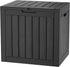 TARKARI 35 Gallon Lockable Resin Deck Box, Waterproof & UV-Resistant Outdoor Storage