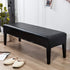 42.12-53.94inch CALIDAKA PU Leather Bench Cover Elastic Soft Stretch Bench Slipcover Removable Washable Bench Seat