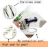 STANDOUTELROAL (White) Artificial Pearl Necklace Floating Wine Rack, Metal Wine Bottle Holder, Wine Bottle Stand