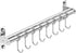 ASkinds Utensil Hanging Rack, Stainless Steel Wall Mounted Pot Pan Lid Holder for Kitchen Storage