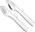 Begale 12-piece Stainless Steel Tea Spoons and Tasting Forks, 6 Tasting Forks + 6 Teaspoons