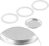 Silicone Gaskets Stainless Filter Replacement Set for Moka Coffee Maker (6 cup)