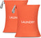 WiseBoy 2 Pack Laundry Bags, Travel Laundry Bag for Dirty Clothes, Washable Nylon