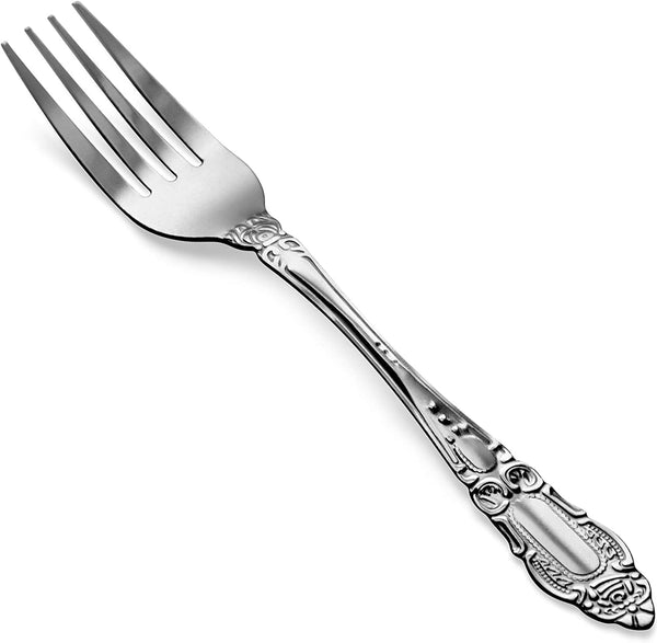 DecorRack 12pcs Dinner Forks, Stainless Steel Flatware, 7.5 Inches, Dishwasher Safe