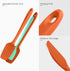 U-Taste Silicone Baking Spatula Set: 600ºF High Heat Resistant, Food Grade Flexible Rubber Kitchen Scraper, Set of 3