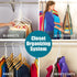 Max Pack of 10 Closet Organizer, Space Saving for Wrinkle-Free Clothes, Fully Assembled Hanger for Back to School