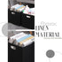 Collapsible Organization Basket, Fabric Foldable Box with Handles, 13x13 Cube Storage Bins Set of 4 for Shelves Bedroom