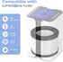 2-Pack KJ7 True HEPA Replacement Filter Compatible with Loytio KJ7 Purifier, with Aromatherapy Tablets