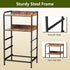 YEYSHAOM 3 -55LB Night Stand with Fabric Drawer and Sturdy Metal Frame, Modern Side Table Lightweight & Durable Load