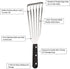 HaSteeL 2-Piece Fish Spatula, Stainless Steel Slotted Turner for Frying, Grilling, Kitchen Cooking, Dishwasher Safe