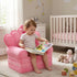 harhoers 2-in-1 1-5, Pink Princess Toddler Couch, Foldable Sofa Bed & Chair for Kids Space-Saving for Small Rooms, Fits