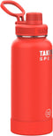 Takeya Sport 32 oz Triple Wall Insulated Stainless Steel Water Bottle - Ice Blocking Spout Lid