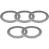 Boao 5 Pack Rubber Gaskets Replacement Seal - Blender Replacement Parts for Oster and Cuisinart
