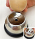 Stainless Steel Egg Piercer for Raw Eggs, Jawbush Heavy Duty Egg Poker with Sturdy Base and Sharp Pin to Get Good Hard