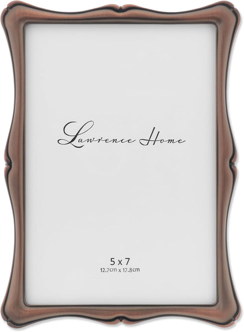 Lawrence Frames 5x7 Picture Frame, Oil Rubbed Bronze Romance, 712157