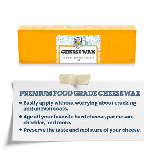 1 lb. (1 LB Fermentaholics Food-Grade Premium Cheese Waxes - Cheesemaking Wax for Hard and Aged Cheeses Protect