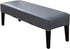 CALIDAKA PU Leather Bench Cover - Elastic Soft Stretch Slipcover, Removable Washable