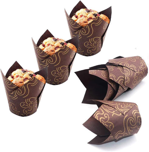 150Pcs/Pack Cake Mold Muffin Cupcake Paper Cups, Oilproof Cupcake Liner Wrapper