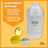16oz pack 6 Pinnacle Mercantile Refillable HDPE Plastic Honey Bottles - Easy Squeeze, leak-proof, BPA-Free, and Made