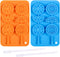 Webake Silicone Ice Cube Trays, Fruit Molds with Reusable Sticks, 2 Pack Giant Lollipop Mold, Chocolate Candy Molds