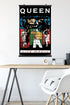 Trends International Queen - Live Magic Wall Poster, 22.375" x 34", Premium Poster & Clip Bundle