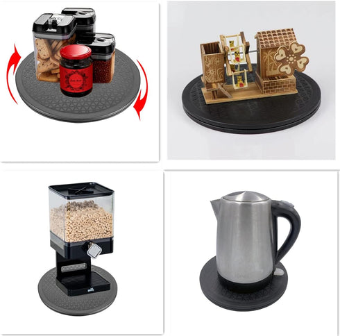 Plainmarsh (12 inch-2pack) Heavy Duty Rotating Swivel Stand with Steel Ball Bearings - Lazy Susan Spray Paint Turntable