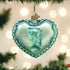 Old World Christmas Ornaments - Baby Boy's Footprint Glass Blown Ornaments for Christmas Tree