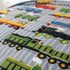 Set Sets 2Pcs,Gray, Erosebridal Boys Comforter Toddler Size Train Bedding, Colorful Steam Engine Truck Bedding