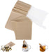 Eco-Fil Disposable Tea Filter Bags - Biodegradable, Unbleached Empty Tea Infuser Sachets, 100 Pack