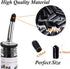 100 Pcs Black Pourers Dust Covers, Liquor Spout Rubber Caps for Olive Oil and Liquor Bottles