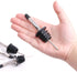 Swpeet 15 Pcs Stainless Steel Liquor Bottle Speed Pourers with Rubber Dust Caps for Pubs, Clubs, Restaurants, Bars