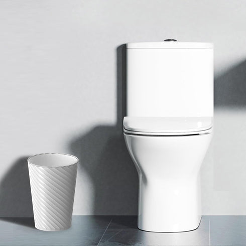 Lysam 3 Pack 1.8 Bathroom Trash Can, Gallons Small Trash Can with Trash Bags, Bathroom Garbage Can, Plastic Trash Bin