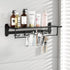 JAQ Utensil Holder for Sink, Rust Free Sus304 Stainless Steel Cutlery Rack Organizer with Hooks for Dish Drying