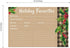 Kraft Look Holiday Favorites Recipe Cards / 50 Rustic Faux Kraft Christmas Cards / 4" x 6" Double Sided