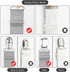 Foloda Bed Sheet Holders, 4 pcs Adjustable Fitted Sheet Straps, Clips Fasteners to Keep Sheets in Place
