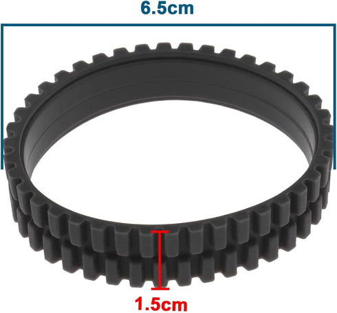 Create idea 2Pcs Anti Slip Wheel Tires Skin Replacement for Eufy RoboVac 11S/11S MAX/15T/30/30C/15C/15C MAX Tyre Skins